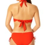 Anne Cole Women's Solid Banded Halter Bikini Top & Ruched - Image 2