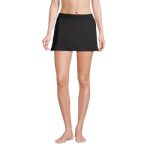 Lands' End Women's Long Chlorine Resistant Tummy Control Swim Skirt Swim Bottoms