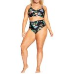 CITY CHIC Plus Size Izzy Print Bikini Top - Image 2