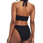 Bar III Women's Longline Halter Bra Bikini Top & High - Image 2