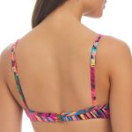 Bleu by Rod Beattie Women's Printed Twisted Underwire Bikini Top - Image 2