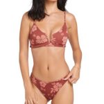 Volcom Juniors' Sunbaked Floral Ribbed V