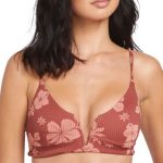 Volcom Juniors' Sunbaked Floral Ribbed V