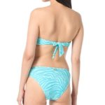 Vince Camuto Women's Sequin Zebra Print Bandeau Bikini Top & Sequin Zebra Print Hipster Bikini Bottoms - Image 2