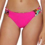 Trina Turk Women's Swoop Print Reversible Knotted Hipster Bikini Bottoms - Image 3