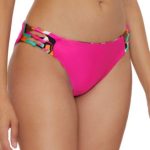 Trina Turk Women's Swoop Print Reversible Knotted Hipster Bikini Bottoms - Image 6