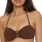 Trina Turk Women's Glimmer Buckle Bandeau Bikini Top, Created for Macy's - Image 3