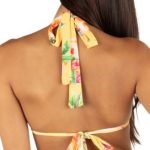 Hurley Juniors' Malia Rib Soft Triangle Bikini Top - Image 2