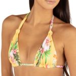 Hurley Juniors' Malia Rib Soft Triangle Bikini Top - Image 3