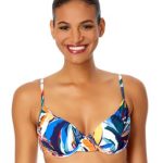 Anne Cole Women's Printed Underwire Bikini Top
