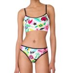 kate spade new york Women's Cropped Tank Bikini Top & High