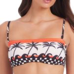 Sanctuary Women's Beach Conversations Reversible Bandeau Bikini Top - Image 4