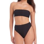 Sanctuary Women's Refresh Rib Bandeau Bikini Top & Rib High - Image 7