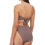 Sanctuary Women's Refresh Rib Bandeau Bikini Top & Rib High - Image 2