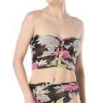 Carmen Marc Valvo Women's Printed Beaded Midkini Top & Bottoms