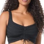 Coco Reef Women's Elevate Crochet Ruched Underwire Bikini Top