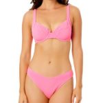 Salt + Cove Juniors' Wavy Underwire Bralette Bikini & Scrunch V - Image 5