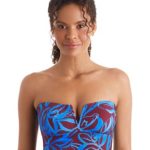 Mimi Flamingo Women's Printed Convertible Tankini Top