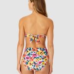 Anne Cole Women's Printed Bandeau Bikini Top & High - Image 2
