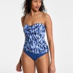 Anne Cole Women's Shirred Bandini Top & High - Image 3