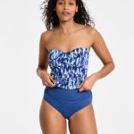 Anne Cole Women's Shirred Bandini Top & High