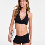 Anne Cole Solid Banded Halter Bikini Top - Image 2
