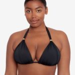 Lauren Ralph Lauren Mold Cup Halter Bikini Bra Top