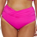 Becca ETC Plus Size Marble Canyon High Waist Bikini Bottoms