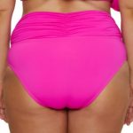 Becca ETC Plus Size Marble Canyon High Waist Bikini Bottoms - Image 2