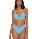 Becca Women's Modern Edge Halter Bikini Top & High - Image 4