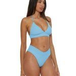 Becca Women's Modern Edge Halter Bikini Top & High - Image 6
