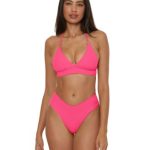Becca Women's Modern Edge Halter Bikini Top & High - Image 7
