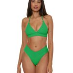 Becca Women's Modern Edge Halter Bikini Top & High - Image 10