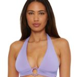 Becca Women's Marble Canyon Ring Halter Swim Top