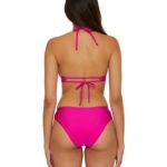 Becca Women's Monte Carlo Shiny Rib Bikini Top & Hipster Bottoms - Image 2