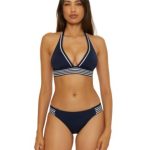 Trina Turk Women's Monaco Pleated Halter Bikini Top & Hipster Bottoms