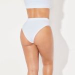 Swimsuits for All Plus Size High Waist Cheeky Bikini Brief - Image 2