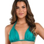 La Blanca Women's Earth Goddess Halter Bikini Top
