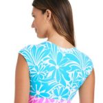 Bleu by Rod Beattie Women's Sock It To Me Printed Cap Sleeve Bikini Top - Image 2