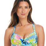 Bleu by Rod Beattie Women's Let's Get Away Printed Underwire Bikini Top
