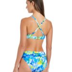 Bleu by Rod Beattie Women's Life's A Beach Printed Bikini Top & Sarong Hipster Bikini Bottoms - Image 2