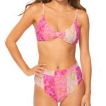 Raisins Juniors' Twisty Bikini Top & Tropics High