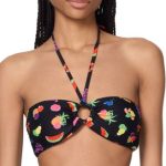 Kate Spade New York Women's Fruits Bandeau Ring Bikini Top