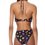 Kate Spade New York Women's Fruits Bandeau Ring Bikini Top & High - Image 2