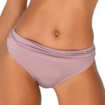 LASCANA Women's Ruched Classic Bikini Swimsuit Bottom